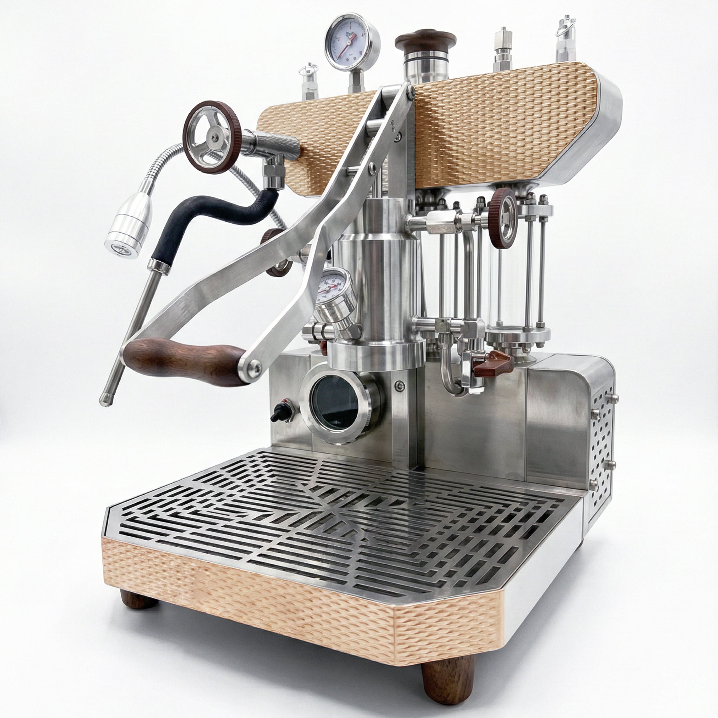 Aleman 6S Flagship Dual Boiler Lever Machine | Saturated Group Head Technology