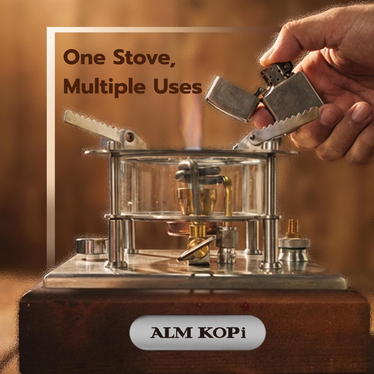 Aleman Alcohol Stove | Safe Extraction Workstation | All-in-One Heat Source