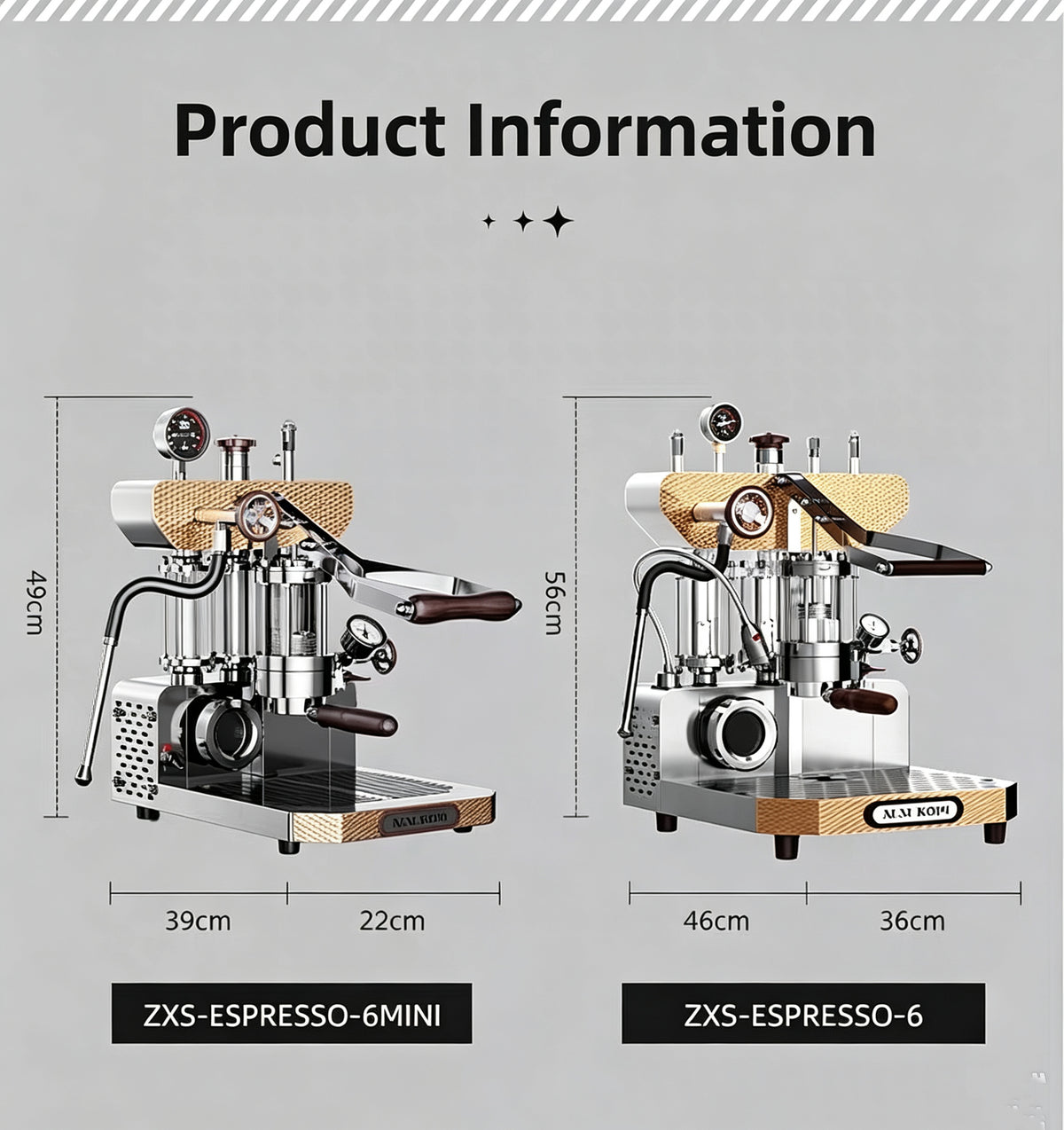 Aleman 6th Gen / 6mini Lever Espresso Machine