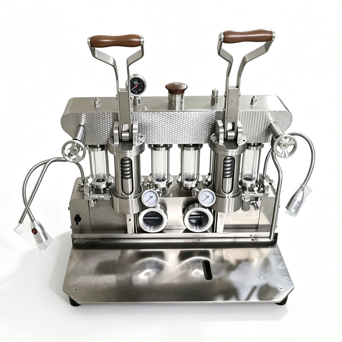 Aleman double-head 6P spring pull-rod coffee machine espresso concentrated household commercial small espresso machine