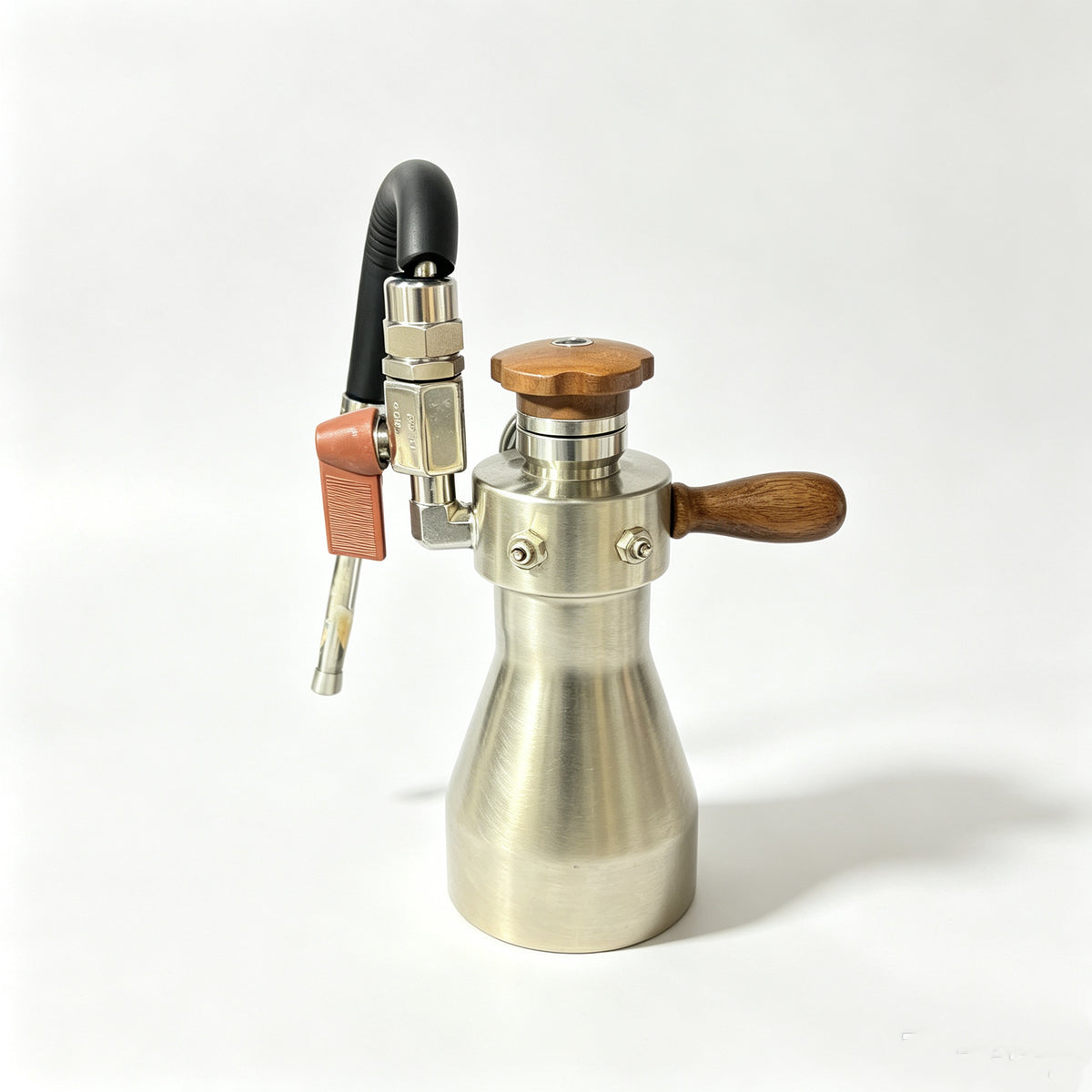 Aleman AK-47 Stovetop Milk Steamer | Professional Dry Steam for Latte Art