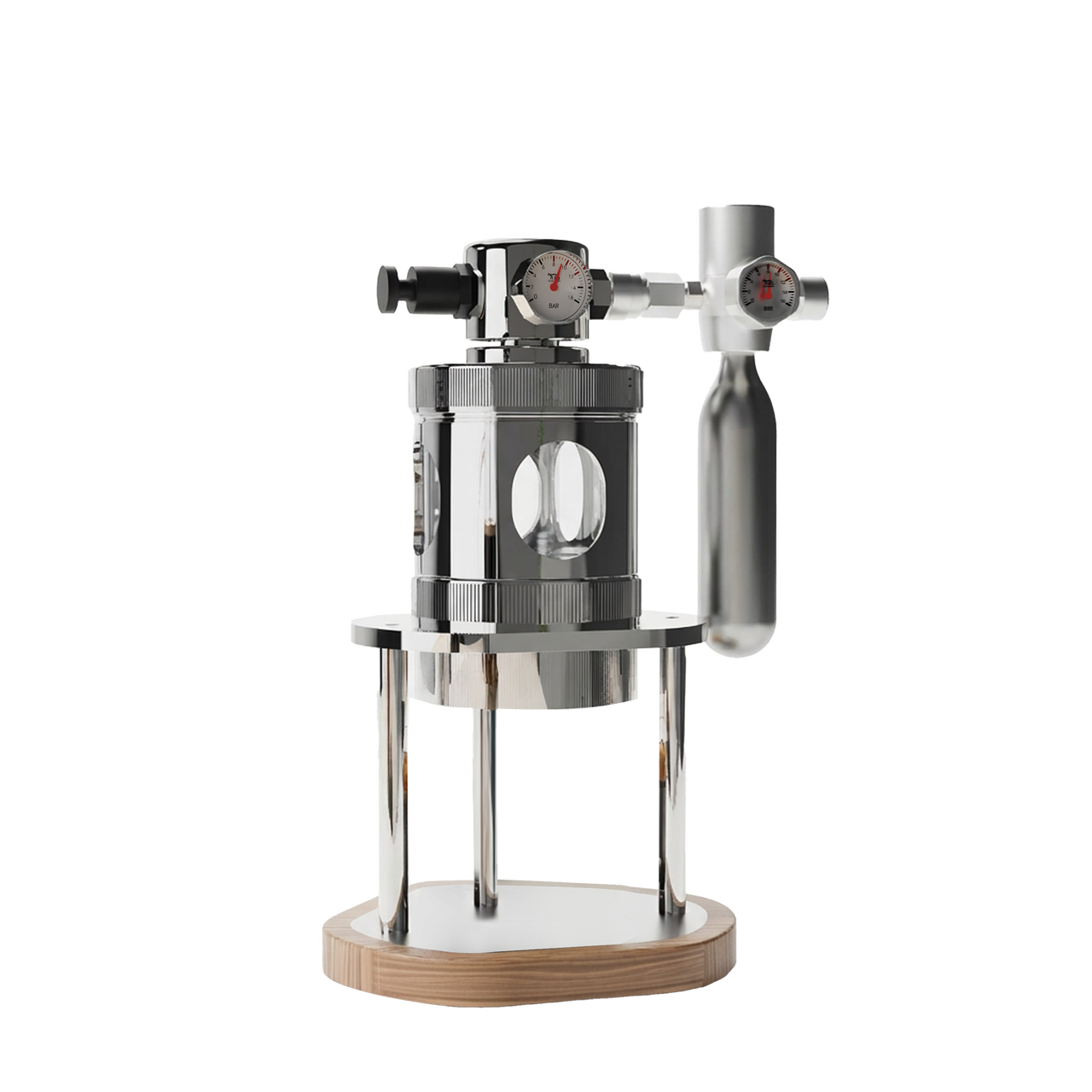 Aleman Micro Pneumatic Espresso Machine | Air-Powered 58mm Desktop