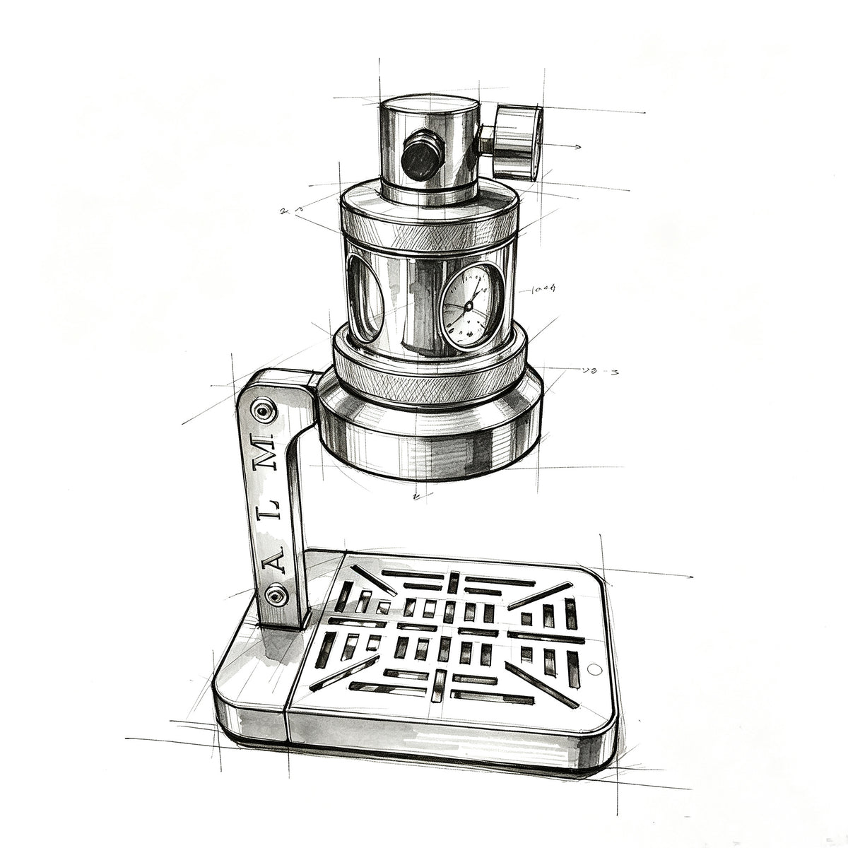 Aleman Cannon Pneumatic Espresso Machine | Dual Boiler Commercial Coffee Maker