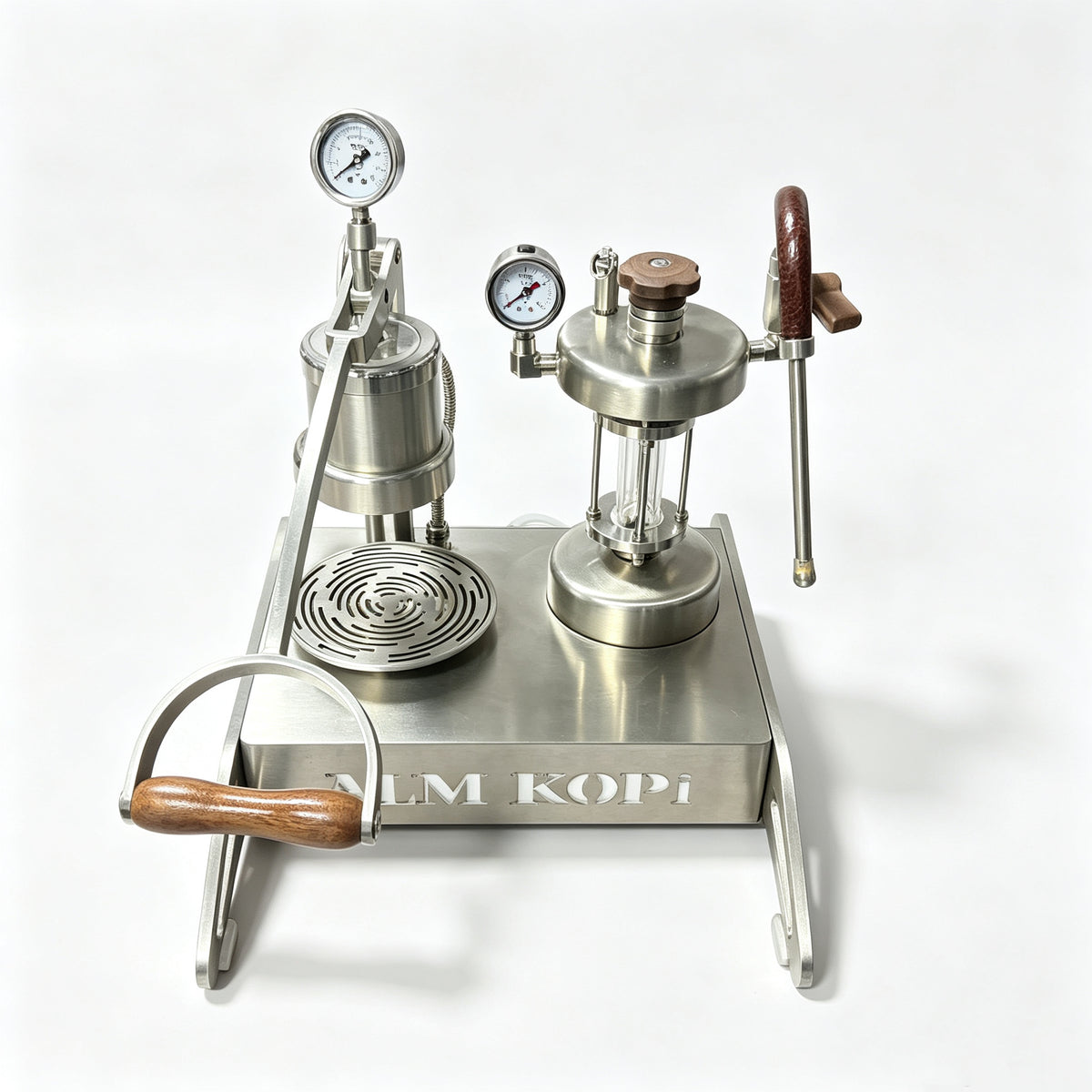 Aleman Apache 64A Semi-Automatic Manual Variable Pressure Espresso & Milk Frother All-in-One Machine
