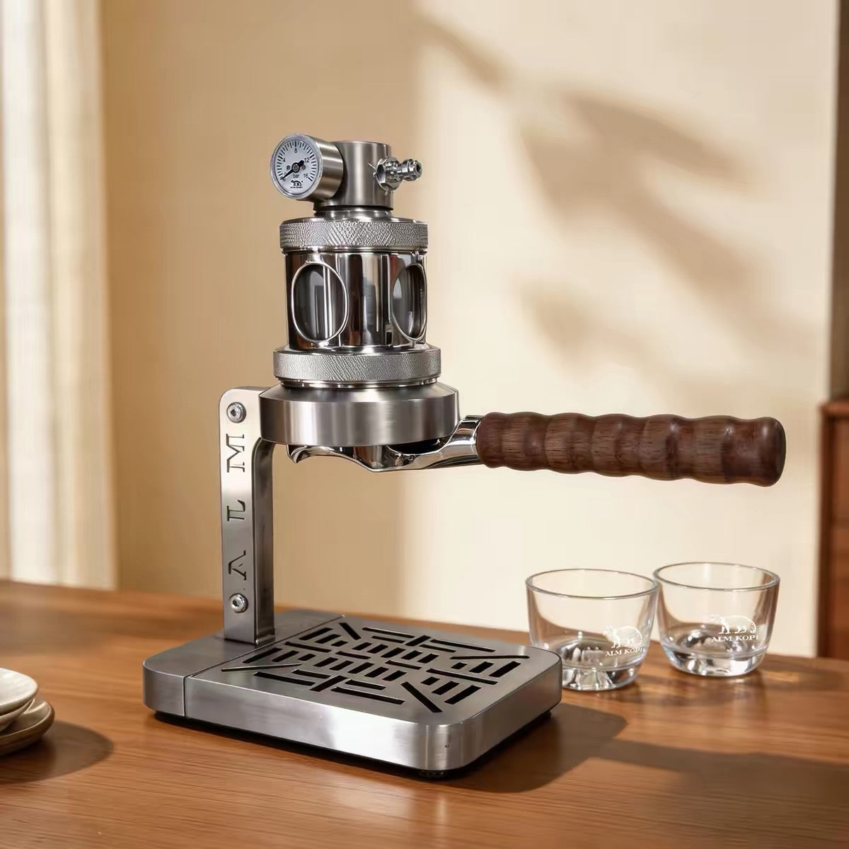 Aleman Cannon Pneumatic Espresso Machine | Dual Boiler Commercial Coffee Maker