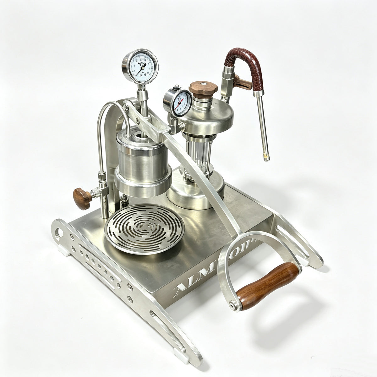 Aleman Apache 64A Semi-Automatic Manual Variable Pressure Espresso & Milk Frother All-in-One Machine
