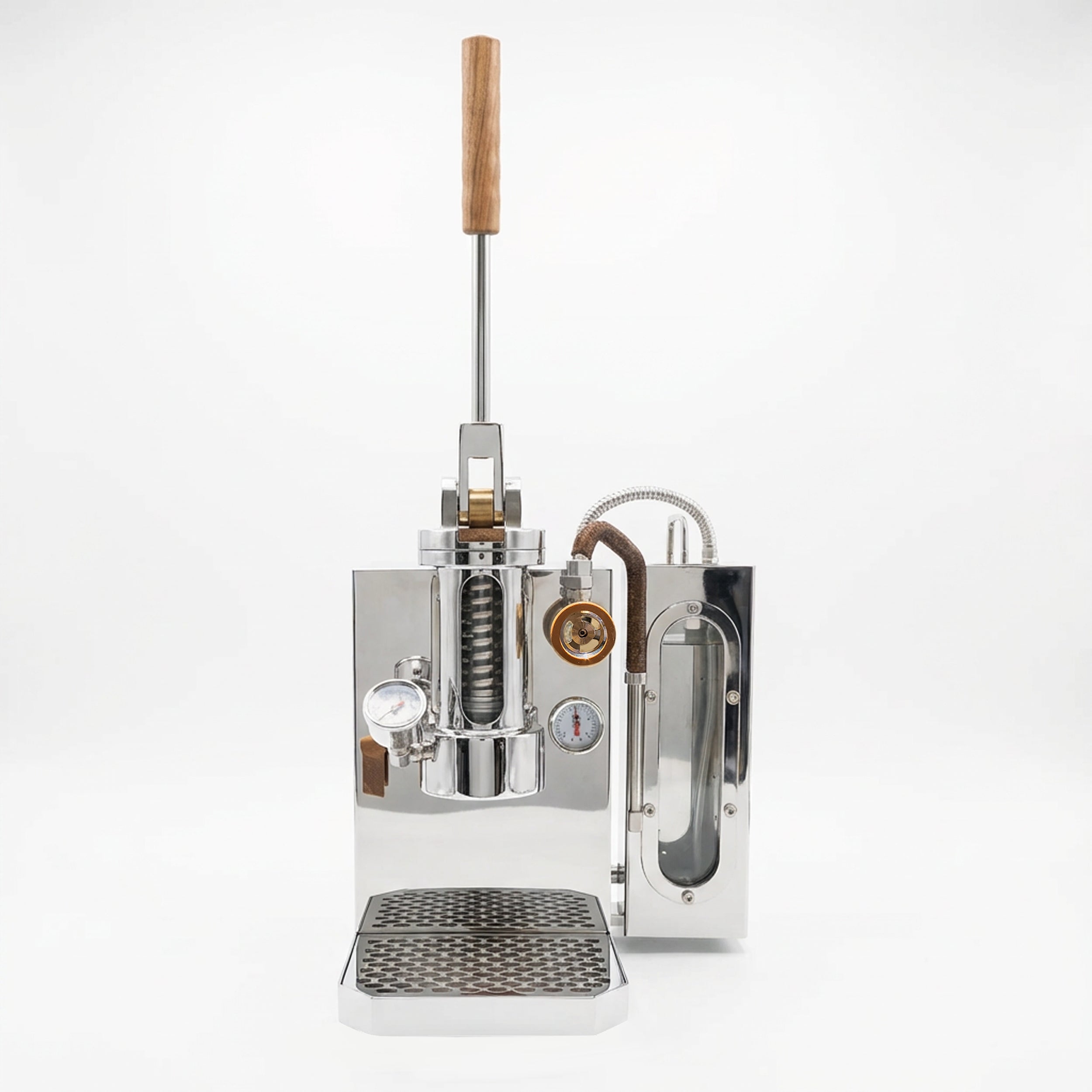 Aleman Gecko Wall-Mount Manual Lever Espresso Machine | Zero-Footprint 58mm Brewer