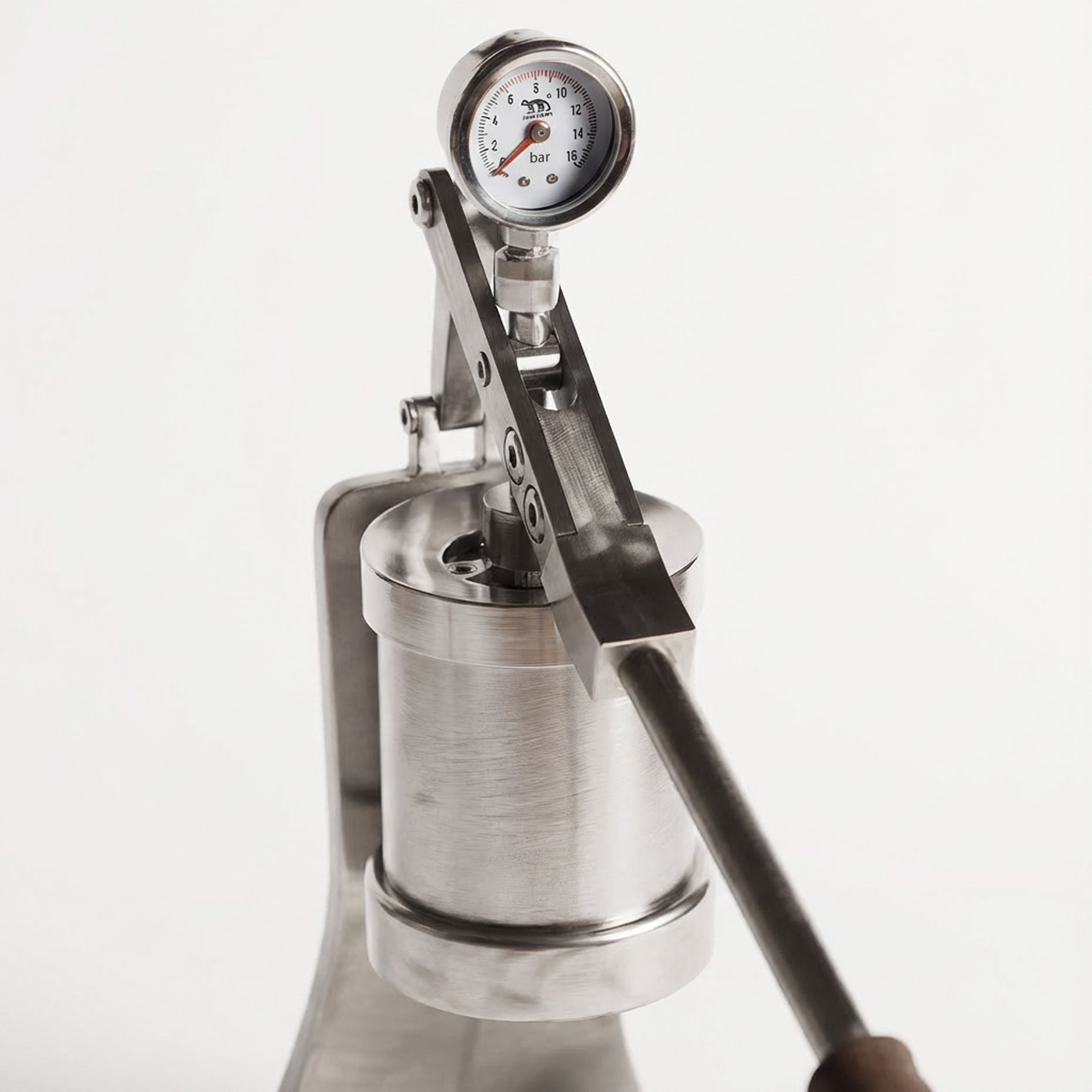 Aleman Sniper Manual Lever Espresso Machine | Precision Stainless Steel Tower