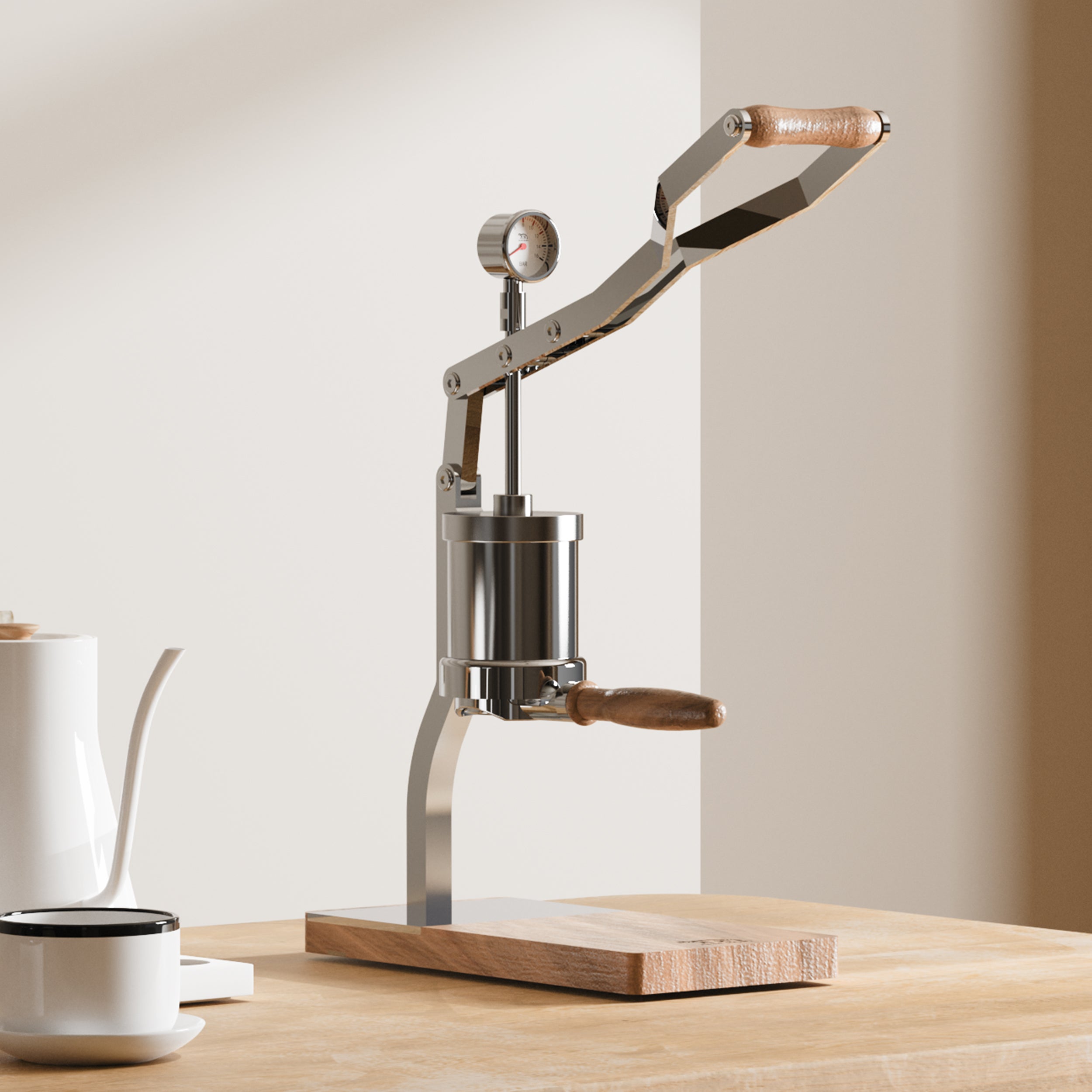 Aleman 2 Manual Lever Espresso Machine | PID Temp Control & 58mm Pro Group