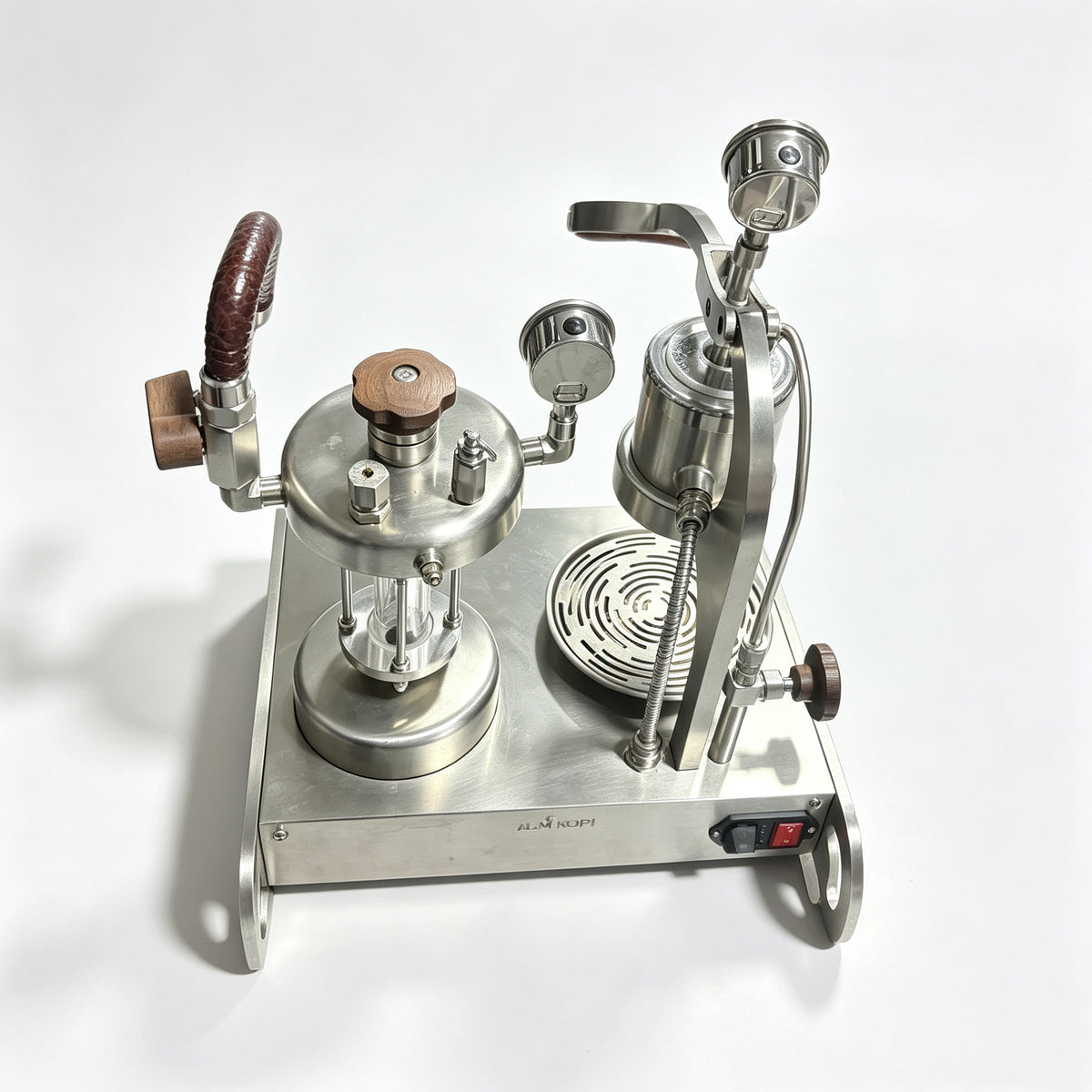Aleman Apache 64A Semi-Automatic Manual Variable Pressure Espresso & Milk Frother All-in-One Machine