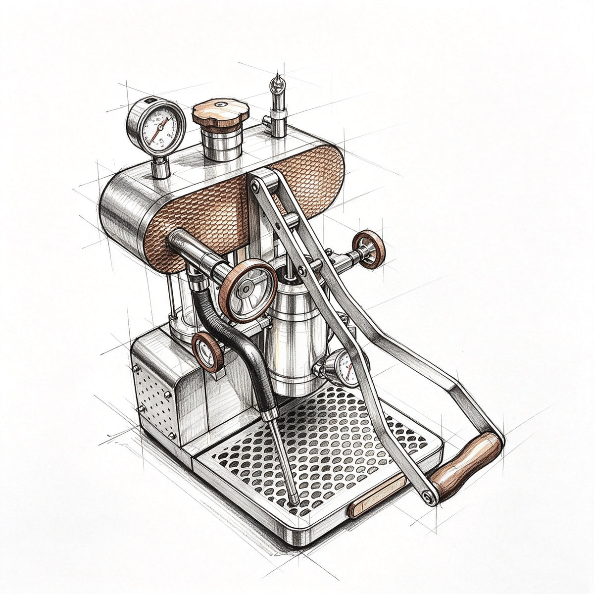 Aleman 5th Gen ｜5s Lever Espresso Machine