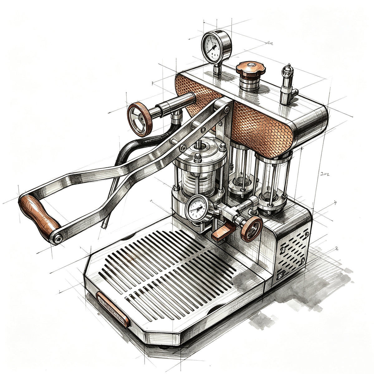 Aleman 6th Gen / 6mini Lever Espresso Machine