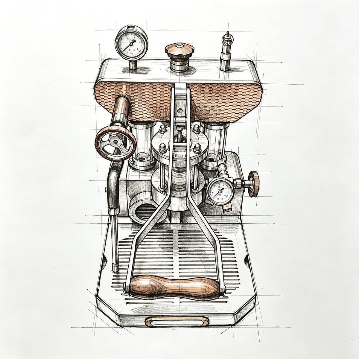 Aleman 6th Gen / 6mini Lever Espresso Machine