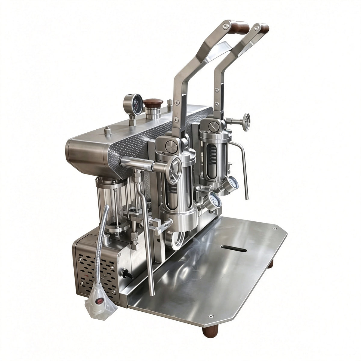 Aleman double-head 6P spring pull-rod coffee machine espresso concentrated household commercial small espresso machine