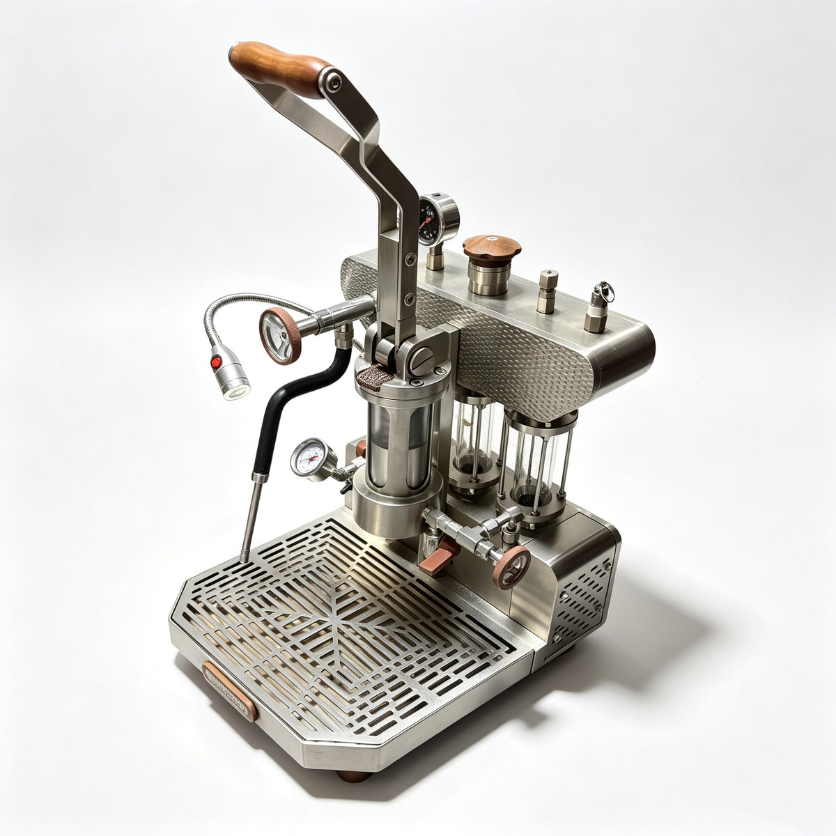 Aleman Zxs-Espresso-6P Manual Variable Pressure, Commercial & Home Coffee Machine with Steam Wand