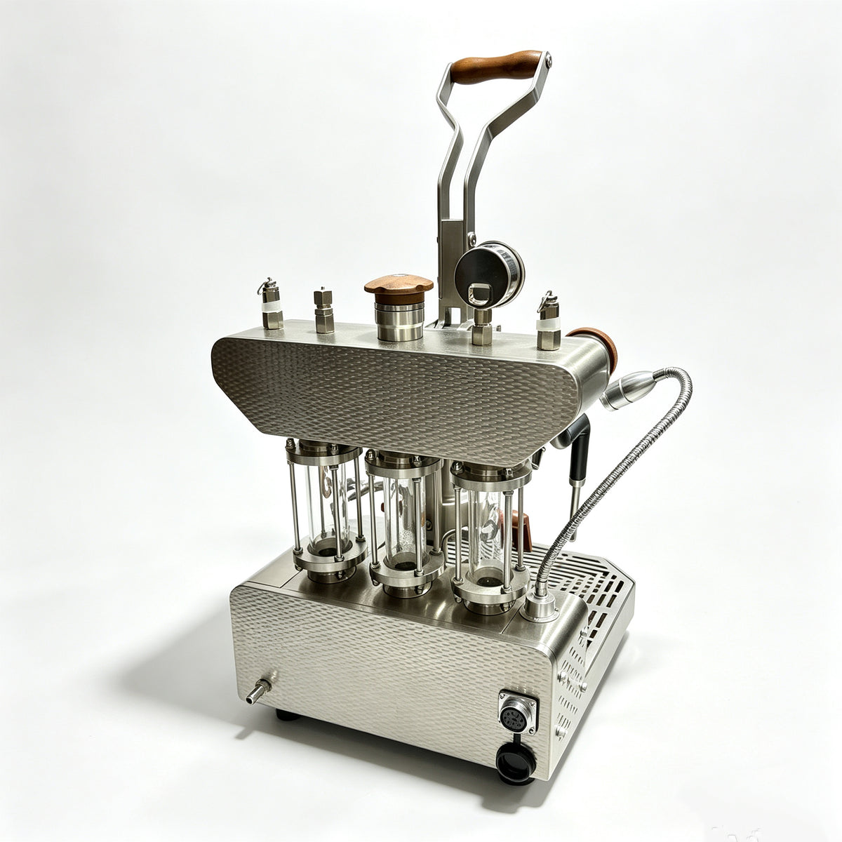 Aleman Zxs-Espresso-6P Manual Variable Pressure, Commercial & Home Coffee Machine with Steam Wand