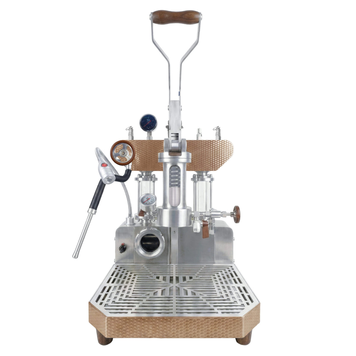 Aleman Zxs-Espresso-6P Manual Variable Pressure, Commercial & Home Coffee Machine with Steam Wand
