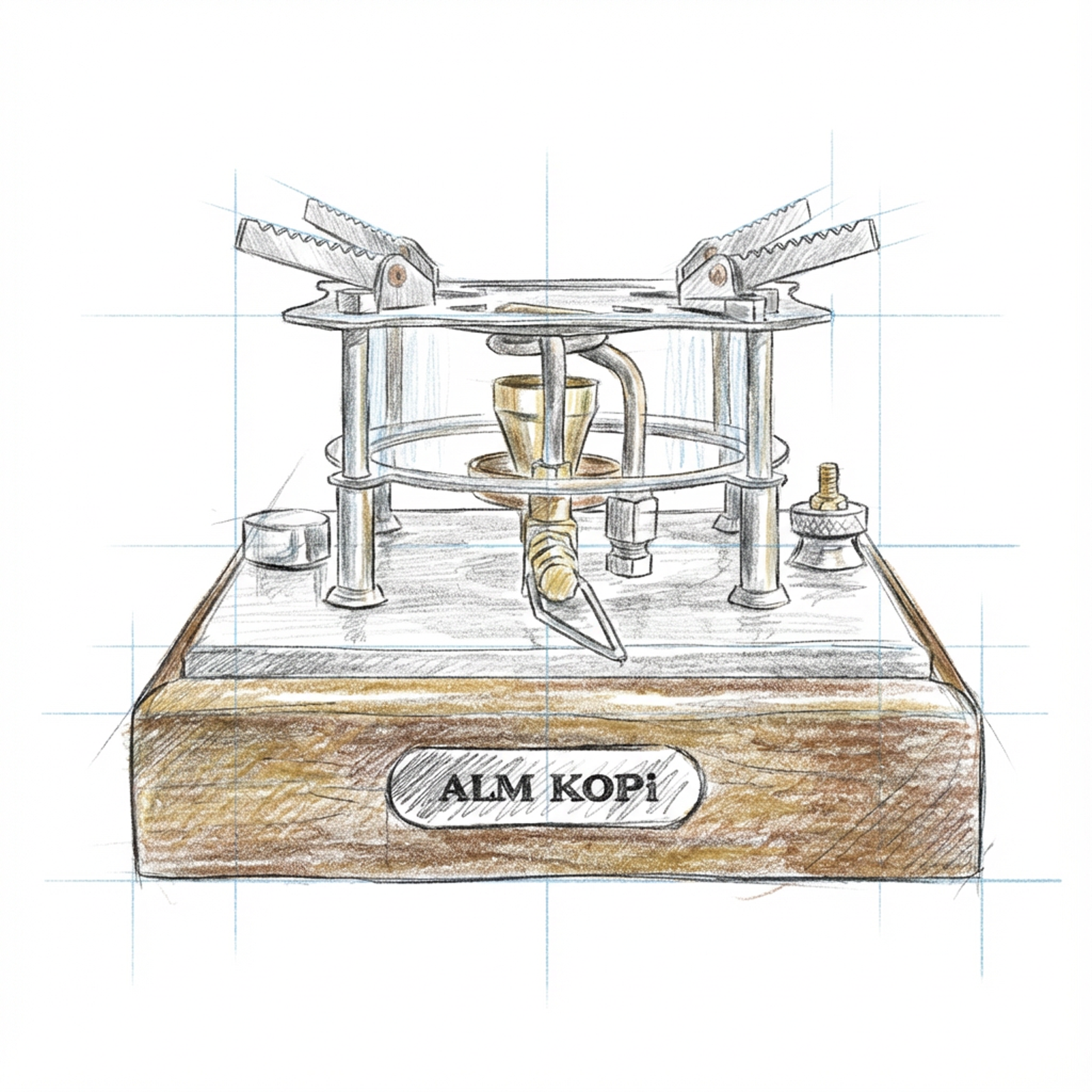 Aleman Alcohol Stove | Safe Extraction Workstation | All-in-One Heat Source