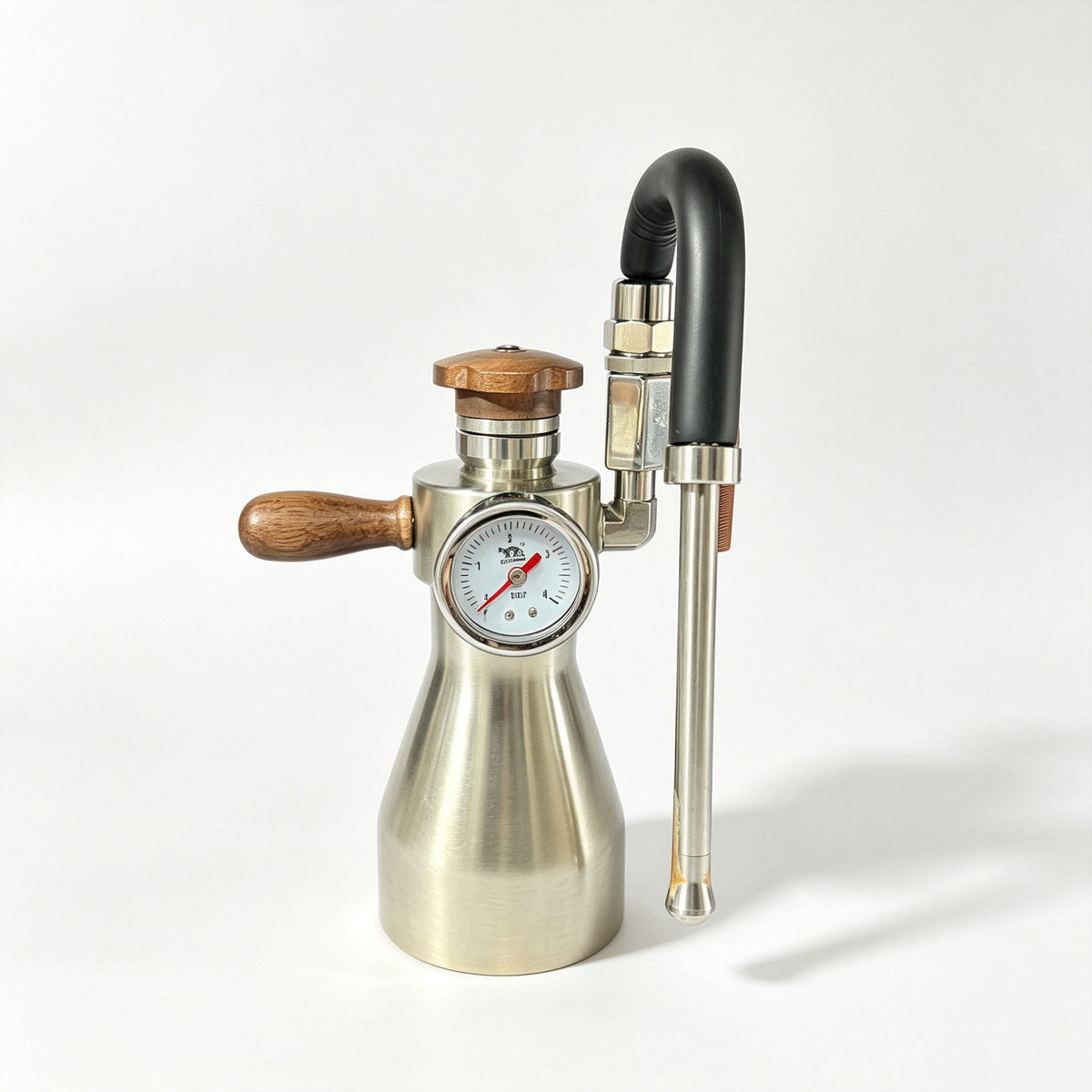 Aleman AK-47 Stovetop Milk Steamer | Professional Dry Steam for Latte Art